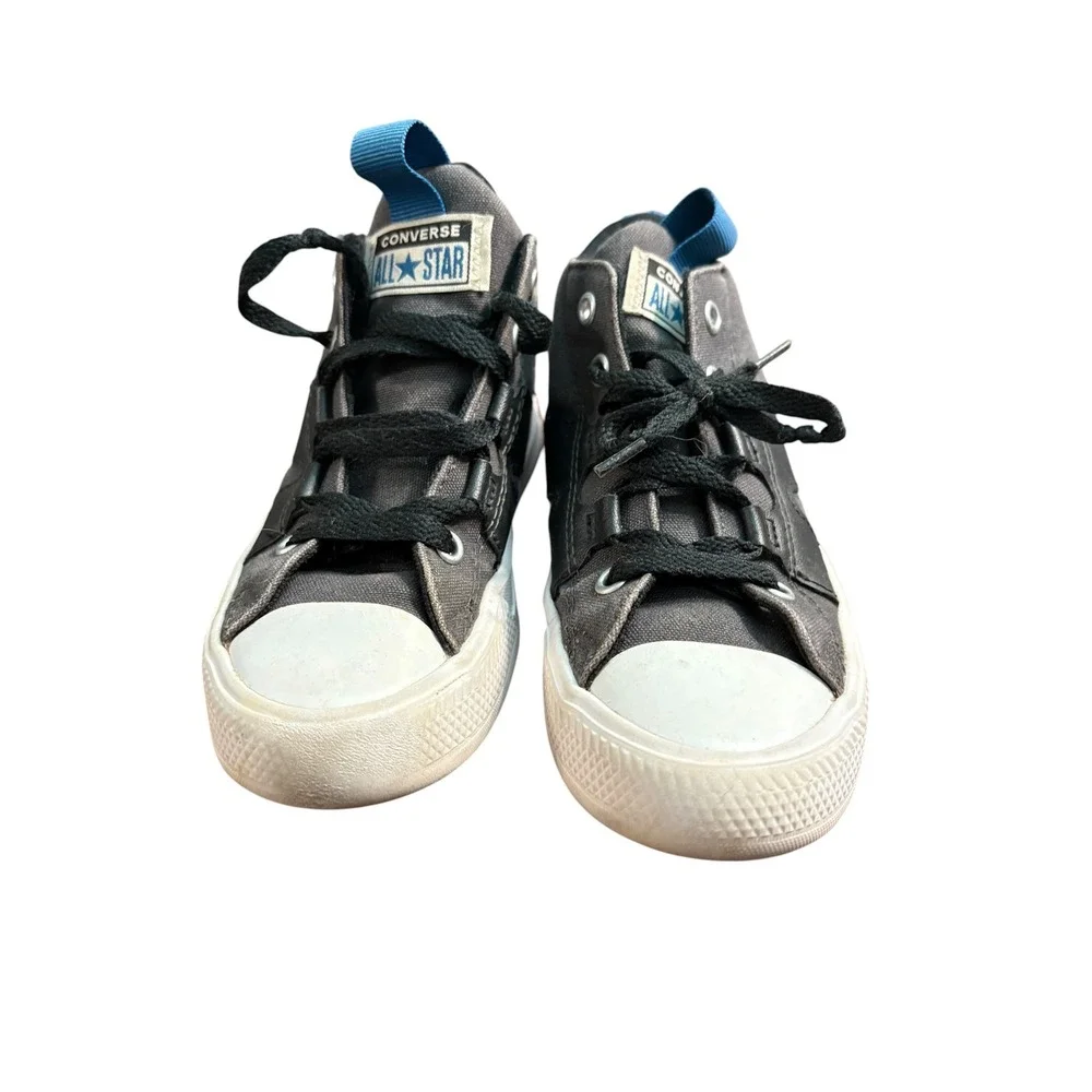 Converse Chuck Taylor All Star Ultra Youth Gray Black Sneakers 372836C Size 1